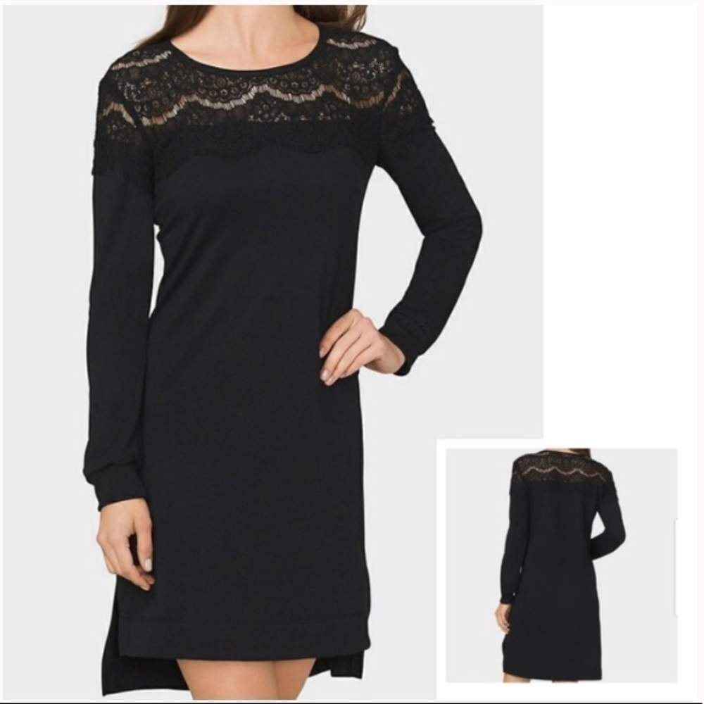 Westport Lace Sweater Dress Medium Women’s Midi